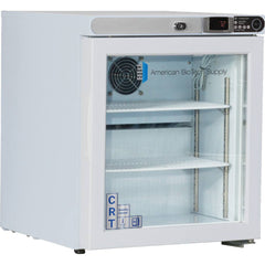 American BioTech Supply - Laboratory Refrigerators and Freezers Type: Controlled Room Temperature Cabinet Volume Capacity: 1 Cu. Ft. - Americas Industrial Supply