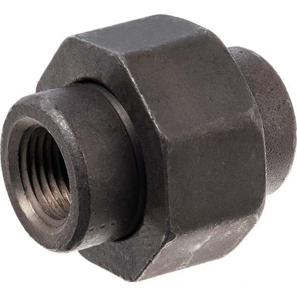 USA Sealing - Black Pipe Fittings Type: Union Fitting Size: 3/8 (Inch) - Americas Industrial Supply