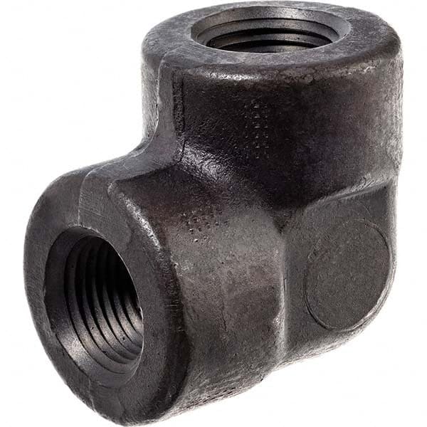 USA Sealing - Black Pipe Fittings Type: 90 Degree Elbow Fitting Size: 1/2 (Inch) - Americas Industrial Supply