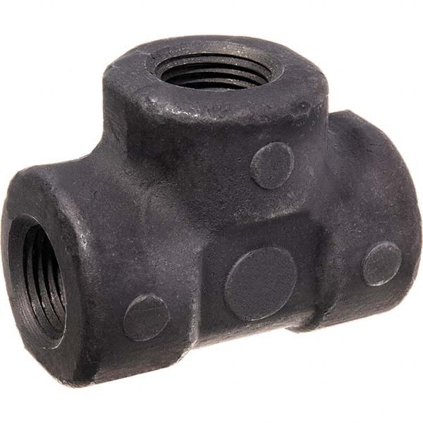 USA Sealing - Black Pipe Fittings Type: Tee Fitting Size: 3/8 (Inch) - Americas Industrial Supply