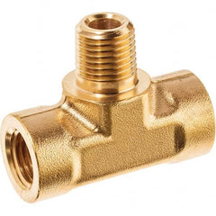 USA Sealing - 3/4" Brass Pipe Branch Tee - Americas Industrial Supply