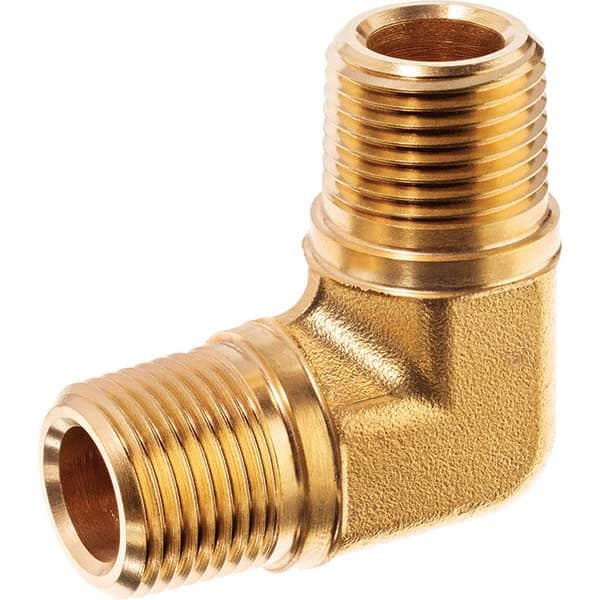 USA Sealing - 1/2" Brass Pipe 90° Male Elbow - Americas Industrial Supply