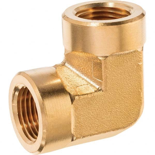 USA Sealing - 3/8" Brass Pipe 90° Elbow - Americas Industrial Supply
