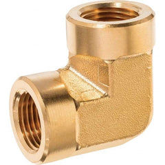 USA Sealing - 3/8" Brass Pipe 90° Elbow - Americas Industrial Supply