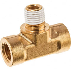 USA Sealing - 1/4" Brass Pipe Branch Tee - Americas Industrial Supply