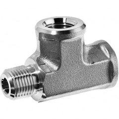 USA Sealing - 1/4" Galvanized Steel Pipe Run Tee - Americas Industrial Supply