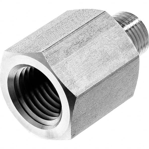 USA Sealing - 1/2 x 3/8" Galvanized Steel Pipe Reducing Adapter - Americas Industrial Supply