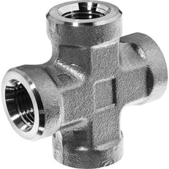 USA Sealing - 3/8" 316 Stainless Steel Pipe Female Cross - Americas Industrial Supply
