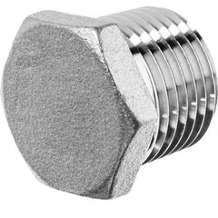 USA Sealing - 3/4" Galvanized Steel Pipe Hex Head Plug - Americas Industrial Supply