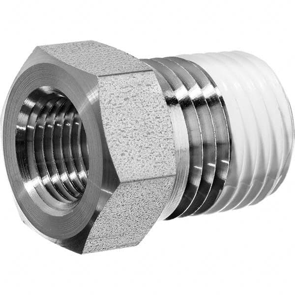 USA Sealing - 3/4 x 1/2" Galvanized Steel Pipe Hex Bushing - Americas Industrial Supply