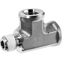 USA Sealing - 3/8" 316 Stainless Steel Pipe Run Tee - Americas Industrial Supply