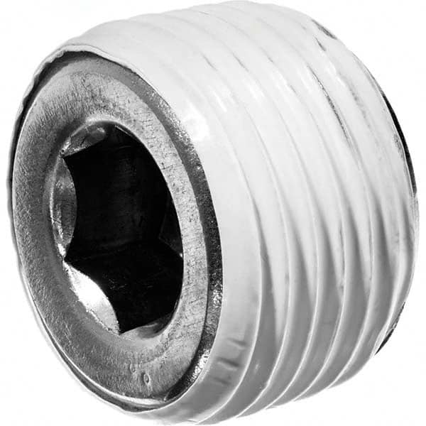 USA Sealing - 3/4" Galvanized Steel Pipe Hex Socket Plug - Americas Industrial Supply