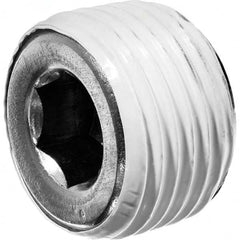 USA Sealing - 3/4" Galvanized Steel Pipe Hex Socket Plug - Americas Industrial Supply