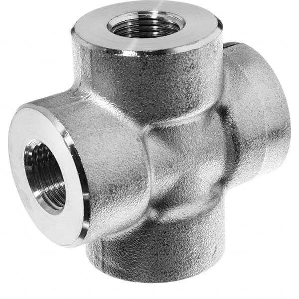 USA Sealing - 1" 316 Stainless Steel Pipe Cross - Americas Industrial Supply