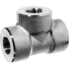 USA Sealing - 1/2" 316 Stainless Steel Pipe Tee - Americas Industrial Supply