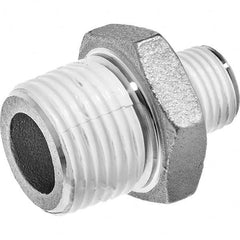 USA Sealing - 2 x 1-1/2" 304 Stainless Steel Pipe Reducing Hex Nipple - Americas Industrial Supply
