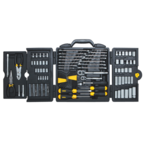 STANLEY® 1/4" & 3/8" Drive 150 Piece Mechanic's Tool Set - Americas Industrial Supply