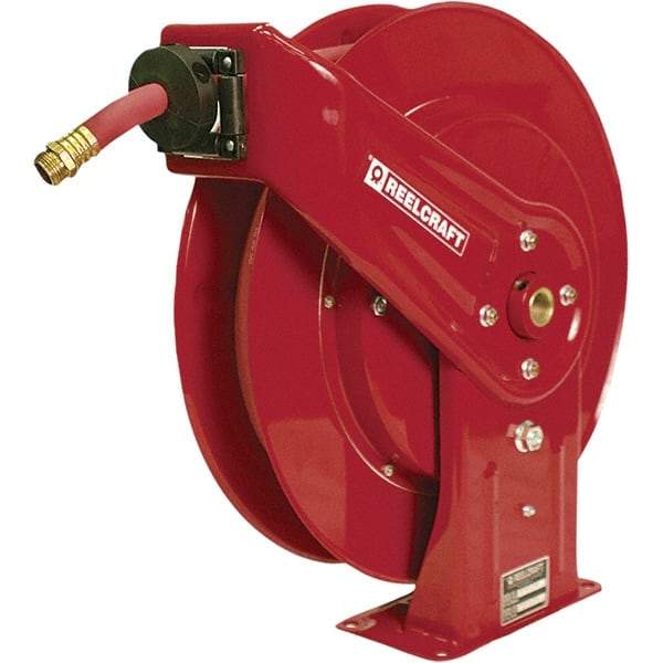 Reelcraft - Hose Reels Style: Spring Retractable Hose Length (Feet): 35 - Americas Industrial Supply