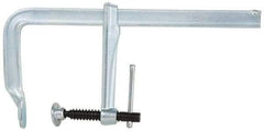 Bessey - 5-1/2" Deep Throat, 12" Max Capacity, Standard Sliding Arm Clamp - 1,320 Lb Clamping Pressure, 0.7" Spindle Diam - Americas Industrial Supply