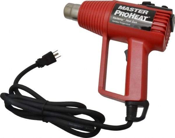 Master Appliance - 130 to 1,000°F Heat Setting, 16 CFM Air Flow, Heat Gun - 120 Volts, 11 Amps, 1,300 Watts, 6' Cord Length - Americas Industrial Supply