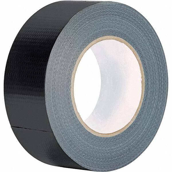 Value Collection - 60 Yd x 2" x 8.7 mil Black Polyethylene Cloth Duct Tape - Americas Industrial Supply