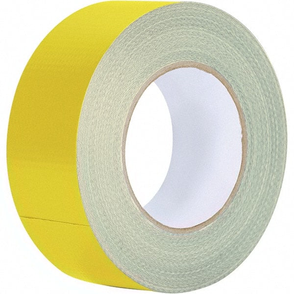 Value Collection - 60 Yd x 2" x 8.7 mil Yellow Polyethylene Cloth Duct Tape - Americas Industrial Supply