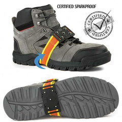 Geroline - Ice Traction Footwear Footwear Style: Strap-On Cleat Traction Type: Steel Studs - Americas Industrial Supply