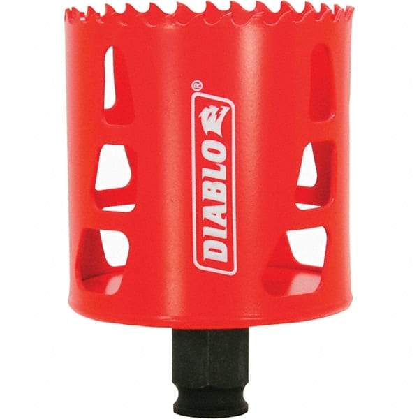 Freud - 2-1/2" Diam, 2-3/8" Cutting Depth, Hole Saw - Bi-Metal Saw, Toothed Edge - Americas Industrial Supply