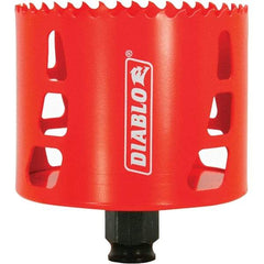 Freud - 3-1/4" Diam, 2-3/8" Cutting Depth, Hole Saw - Bi-Metal Saw, Toothed Edge - Americas Industrial Supply