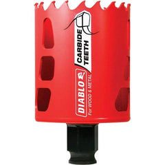 Freud - 2-1/4" Diam, 2-3/8" Cutting Depth, Hole Saw - Carbide-Tipped Saw, Toothed Edge - Americas Industrial Supply