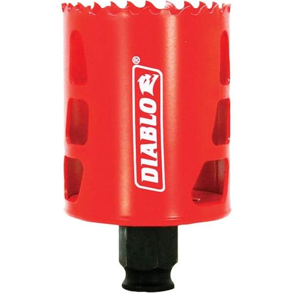 Freud - 2-1/8" Diam, 2-3/8" Cutting Depth, Hole Saw - Bi-Metal Saw, Toothed Edge - Americas Industrial Supply