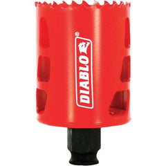 Freud - 2-1/8" Diam, 2-3/8" Cutting Depth, Hole Saw - Bi-Metal Saw, Toothed Edge - Americas Industrial Supply