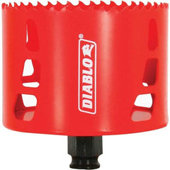 Freud - 3-5/8" Diam, 2-3/8" Cutting Depth, Hole Saw - Bi-Metal Saw, Toothed Edge - Americas Industrial Supply