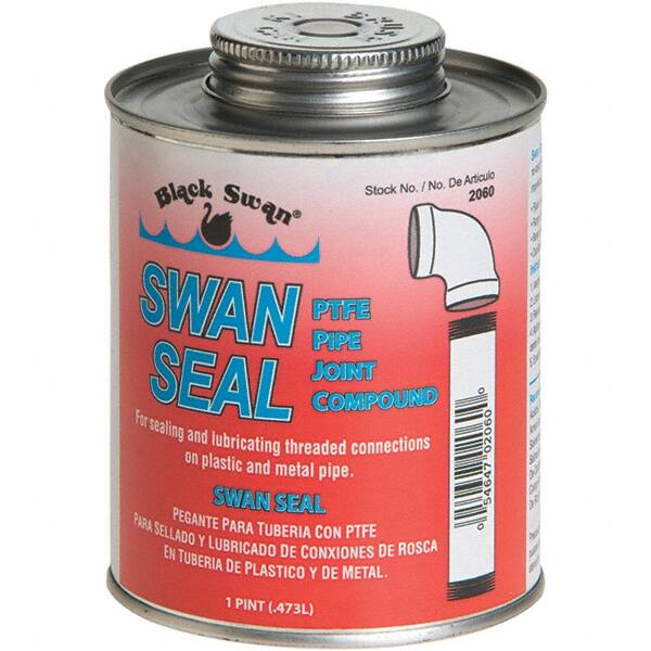 Black Swan - Threaded Pipe Sealants Container Type: Can Container Size: 1 Pt. - Americas Industrial Supply