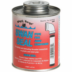 Black Swan - Threaded Pipe Sealants Container Type: Can Container Size: 1 Pt. - Americas Industrial Supply