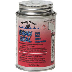 Black Swan - Threaded Pipe Sealants Container Type: Can Container Size: 1/4 Pt. - Americas Industrial Supply