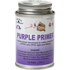 Black Swan - 1/4 Pt All Purpose Primer/Cleaner - Purple, Use with PVC & CPVC - Americas Industrial Supply