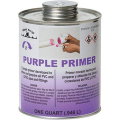 Black Swan - 1 Qt All Purpose Primer/Cleaner - Purple, Use with PVC & CPVC - Americas Industrial Supply