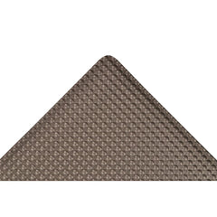 Anti-Fatigue Mat:  36.0000″ Length,  24.0000″ Wide,  1/2″ Thick,  Vinyl,  Beveled Edge,  Heavy Duty Bubbled,  Black,  Dry