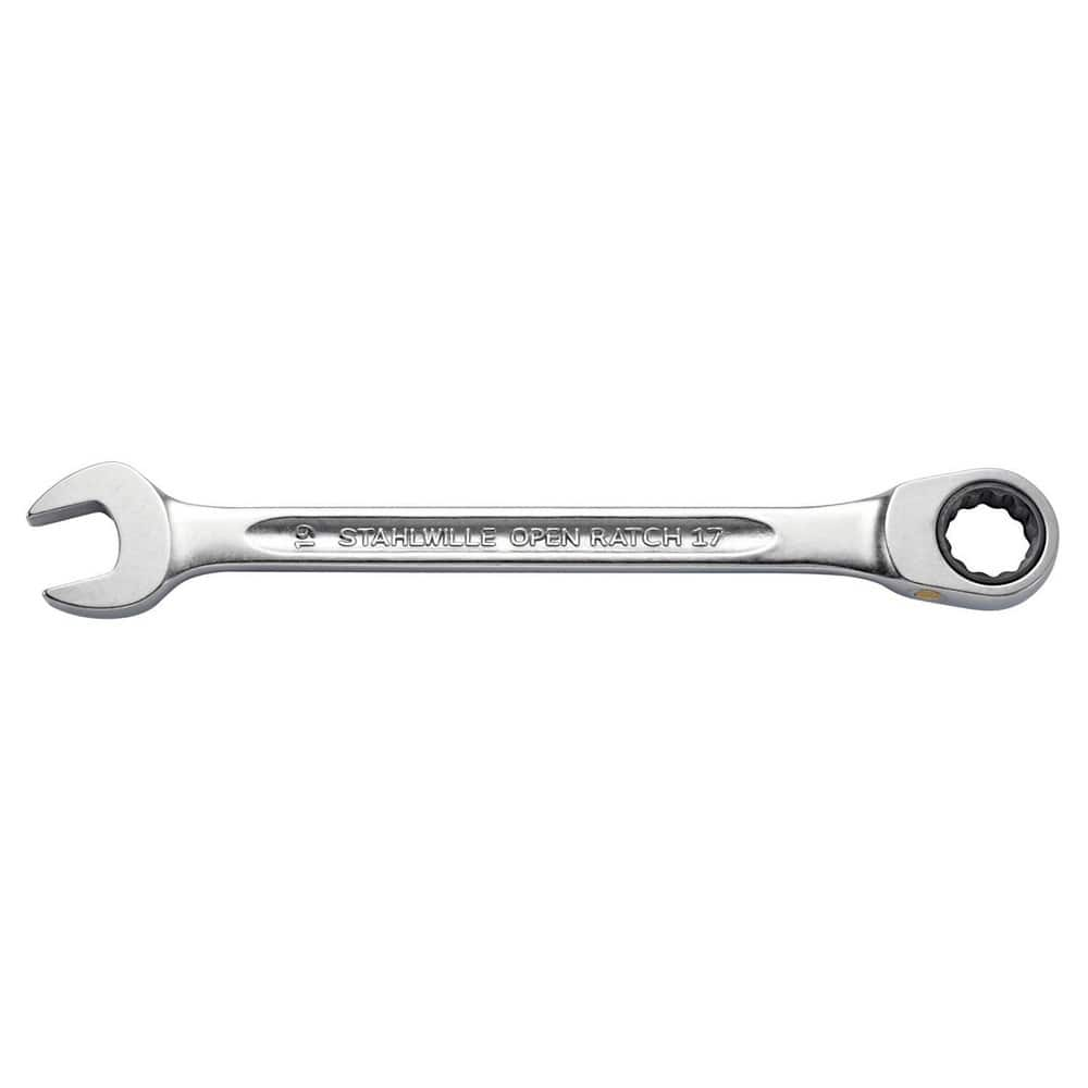 Combination Wrenches; Handle Type: Ergonomic; I-Beam; Tool Type: Metric; Head Type: Straight; Box End Type: 12-Point; Wrench Size (mm): 13.00; Material: Chrome Alloy Steel; Finish: Chrome-Plated; Head Offset Angle: 15; Opening Angle: 15; Overall Length (D