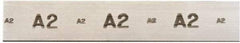 Starrett - 36 Inch Long x 3 Inch Wide x 5/16 Inch Thick, Tool Steel Air Hardening Flat Stock - + 0.25 Inch Long Tolerance, + 0.000-0.005 Inch Wide Tolerance, +/- 0.001 Inch Thickness Tolerance, +/- 0.001 Inch Square Tolerance, AISI Type A2 Air Hardening - Americas Industrial Supply