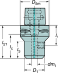 C4A3912019060 CAPTO ADAPTER - Americas Industrial Supply