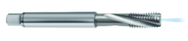 M6x1.0 6H 3-Flute Carbide Semi-Bottoming 15 degree Spiral Flute Tap-Bright - Americas Industrial Supply