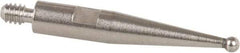 TESA Brown & Sharpe - 1mm Ball Diam, Steel, Ball Test Indicator Contact Point - 1/2" Contact Point Length, Use with Brown & Sharpe BesTest 599 Series - Americas Industrial Supply