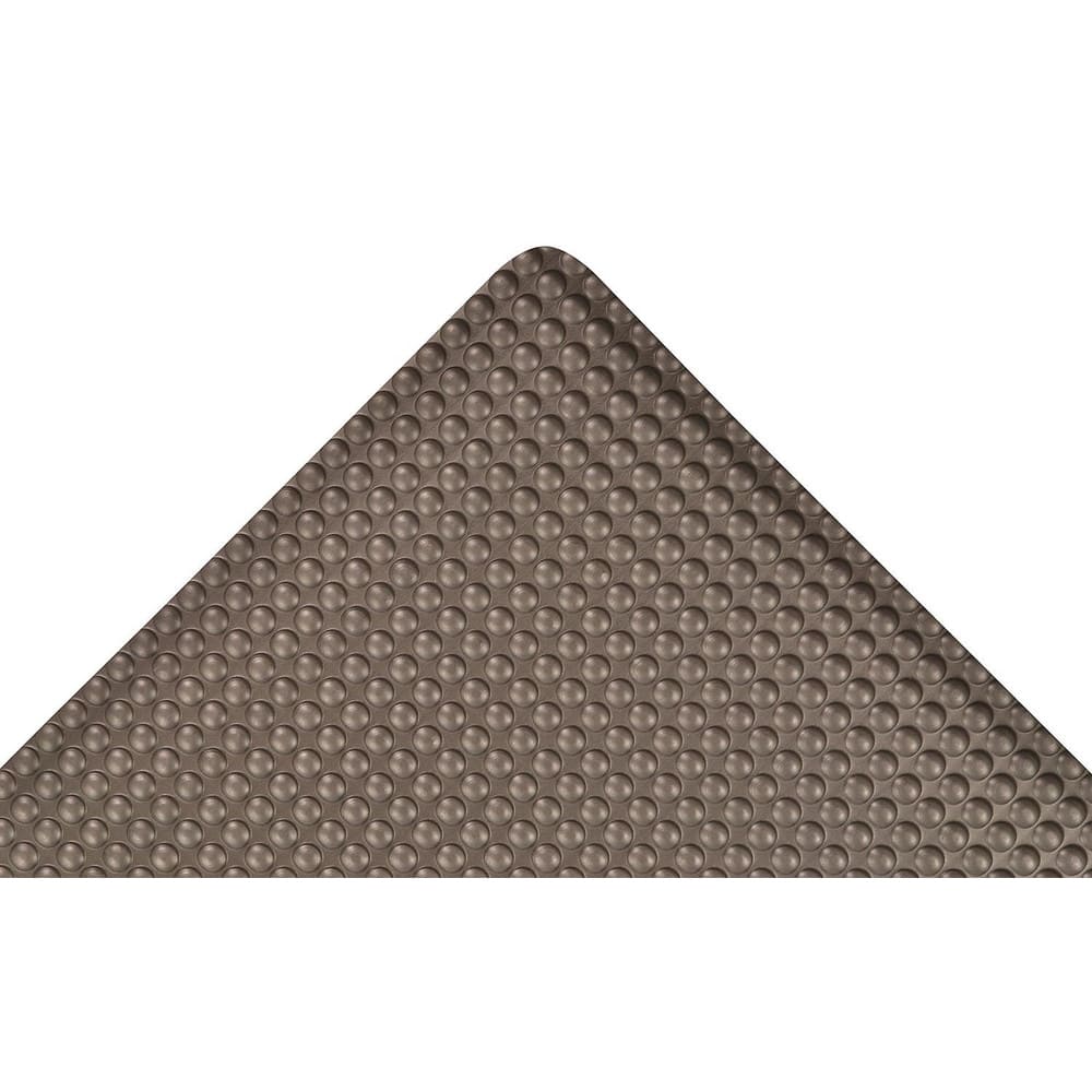 Anti-Fatigue Mat:  36.0000″ Length,  24.0000″ Wide,  1″ Thick,  Vinyl,  Beveled Edge,  Heavy Duty Bubbled,  Black,  Dry