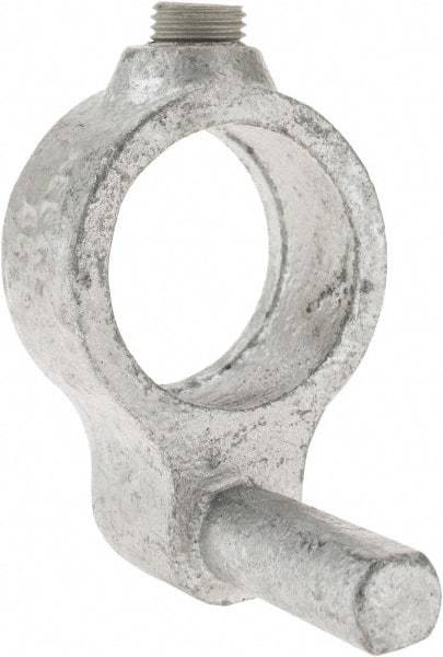 Kee - 1" Pipe, Malleable Iron Gate Hinge Fitting - Galvanized Finish - Americas Industrial Supply