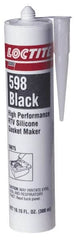 Loctite - 300ml High Performance RTV Silicone Gasket Maker - -75 to 625°F, Black, Comes in Cartridge - Americas Industrial Supply
