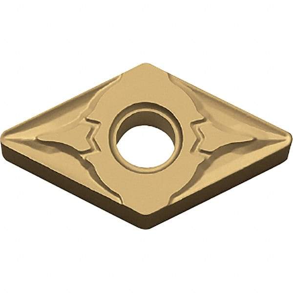Kyocera - DNMG432 GT Grade CA5515 Carbide Turning Insert - 55° Included Angle, TiCN/Al2O3/TiN Finish, 1/2" Inscr Circle, 3/16" Thick, 1/32" Corner Radius - Americas Industrial Supply
