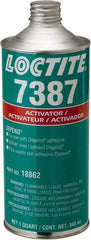 Loctite - 32 Fl Oz, Amber Adhesive Activator - Americas Industrial Supply
