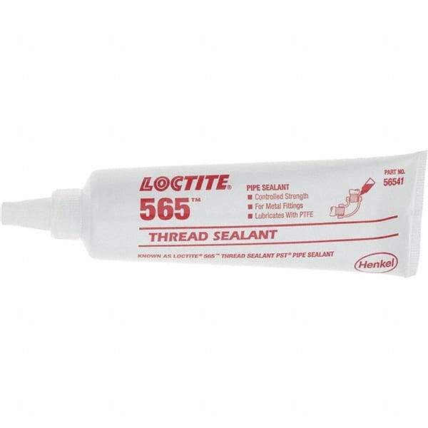 Loctite - 250 mL, White, Thread Sealant - Series 565 - Americas Industrial Supply